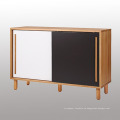 Diseño clásico Hogar Muebles Sala de madera Gabinete de almacenamiento